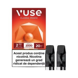 Cartus Vuse - Classic Peach 20mg [2 Bucati]
