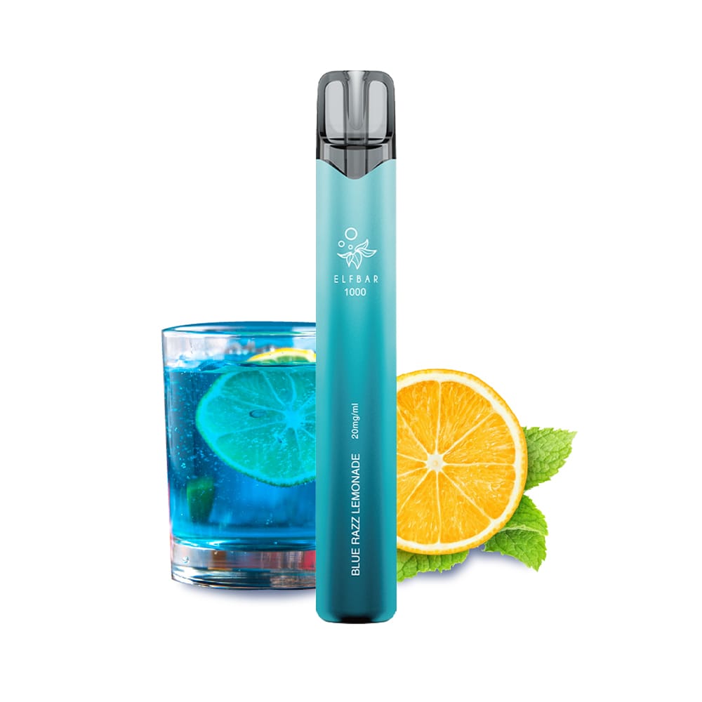 Tigara unica folosinta ELFBAR 1000 - 1000 PUFF – Blue Razz Lemonade 20mg