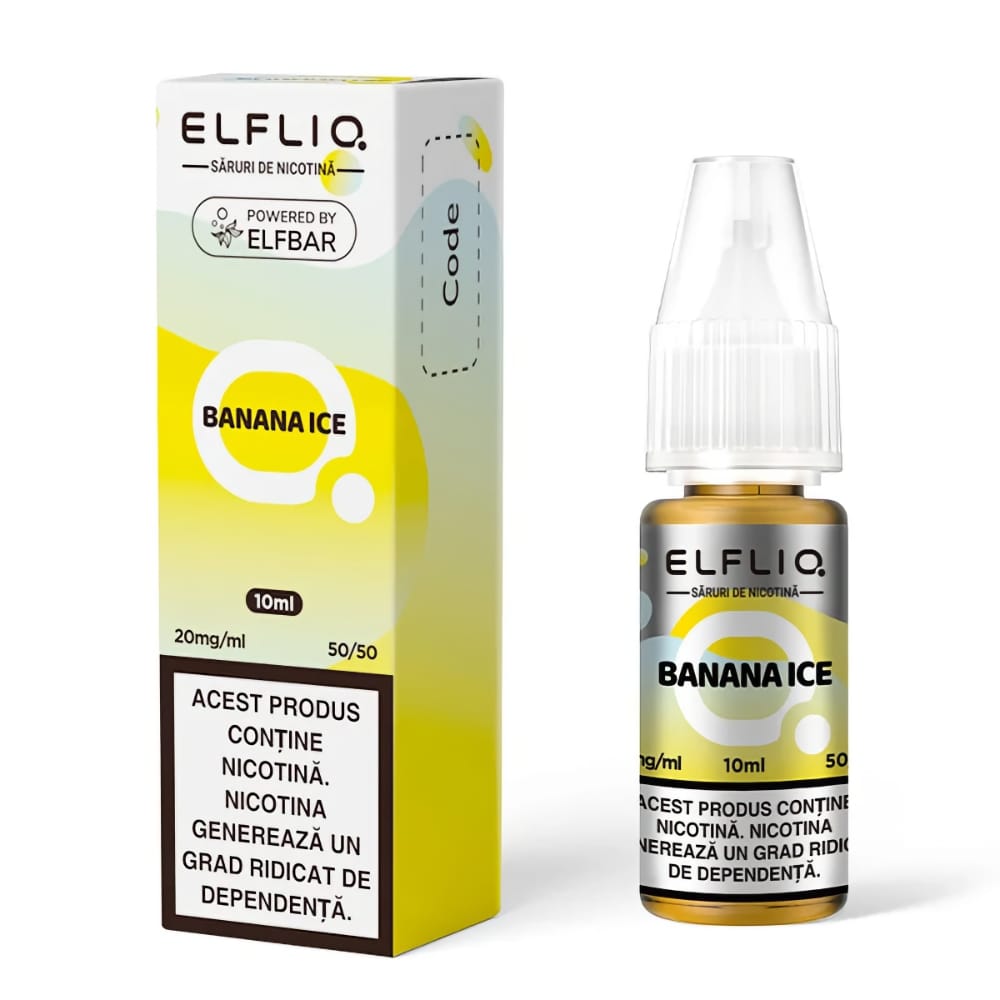 Lichid ElfBar ELFLIQ - Nic Salt - Banana Ice 20mg