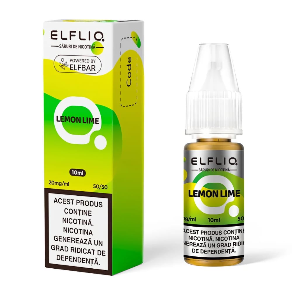 Lichid ElfBar ELFLIQ - Nic Salt - Lemon Lime 20mg