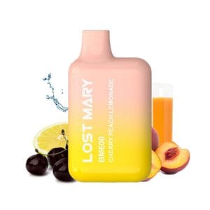 Tigara unica folosinta LOST MARY 600 PUFF - Cherry Peach Lemonade 20mg