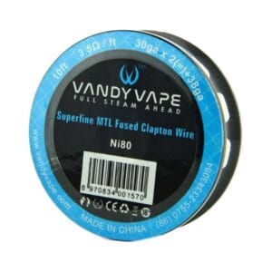 VandyVape Superfine MTL Ni80 30gax2 + 38ga