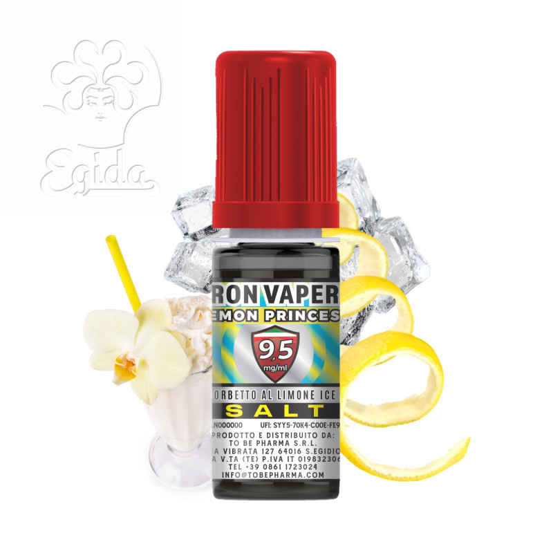 Lichid SALT TOB 10ml – Iron Vaper Lemon Princess 9.5mg