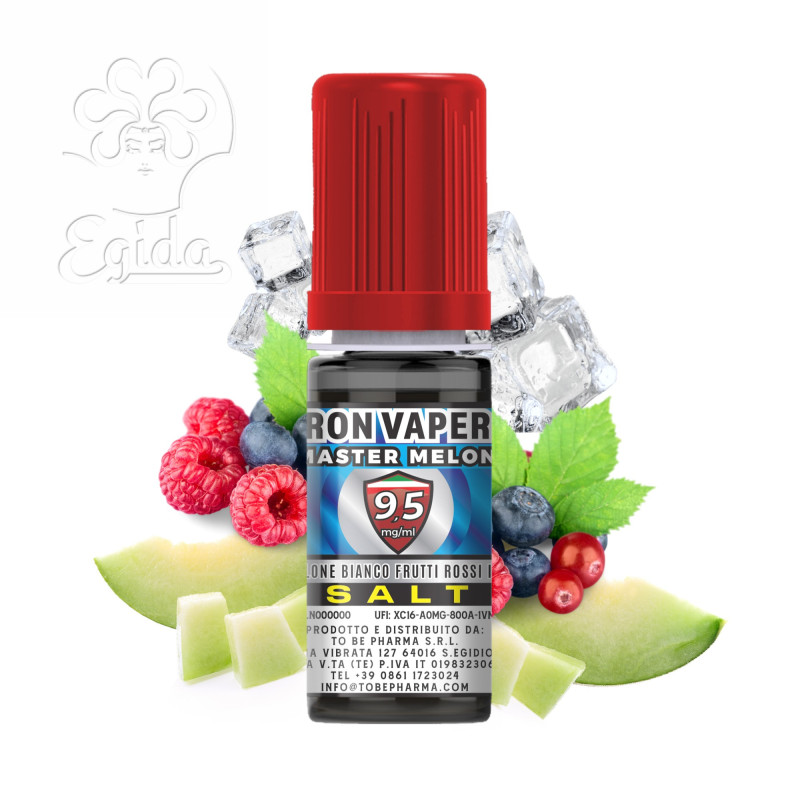 1128539000014 Lichid SALT TOB 10ml – Iron Vaper Master Melon 9.5mg